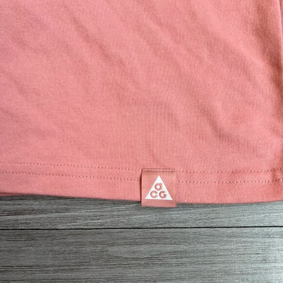 Nike ACG Dri-Fit Long Sleeve T-Shirt Salmon Ripple Graphic Tee Size M - Picture 3 of 7